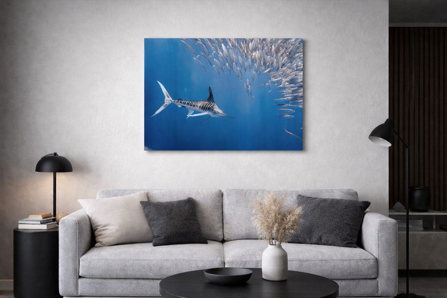 Transformation | Striped Marlin Print