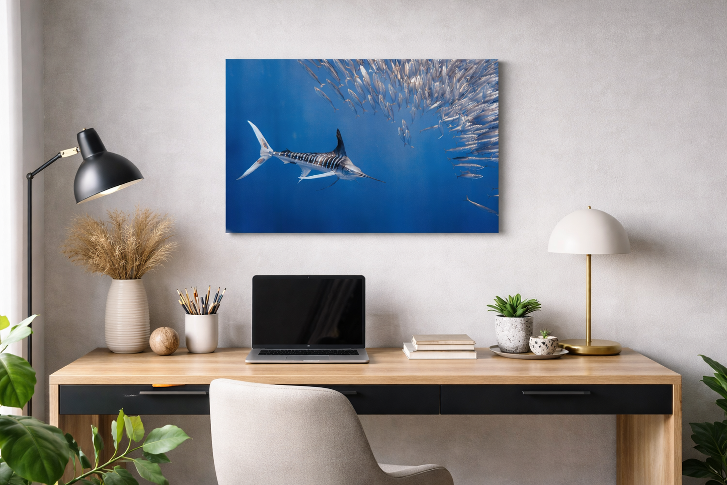 Transformation | Striped Marlin Print
