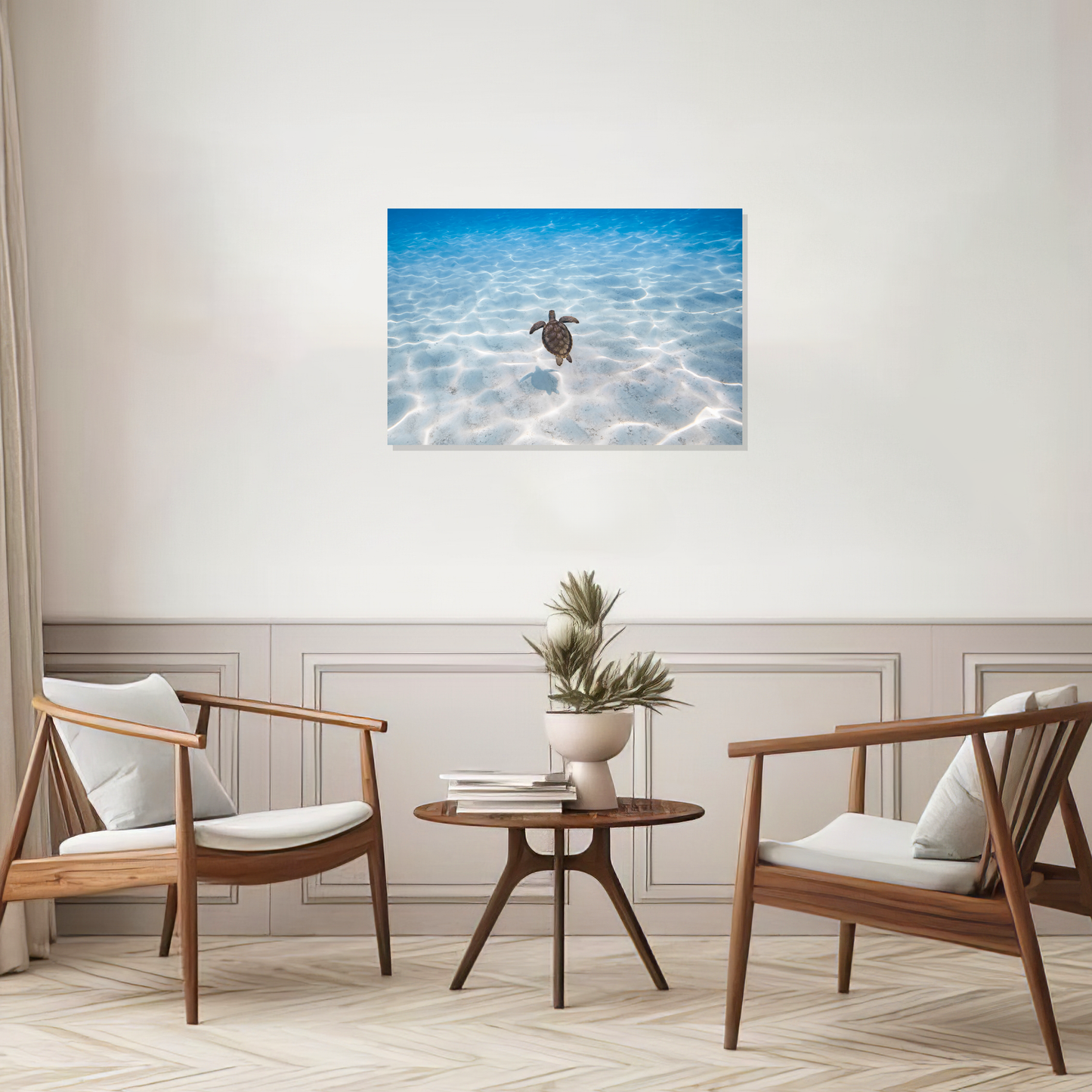 Sea Turtle Photography Wall Art by Valentina Kochian